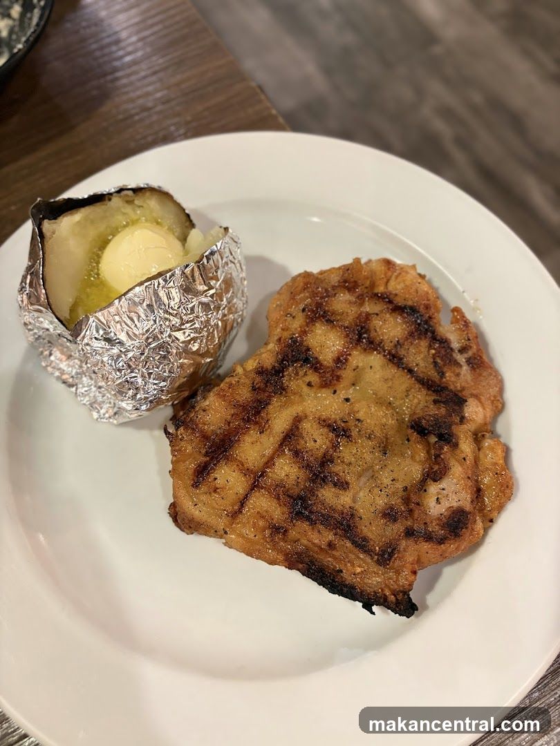 Grilled Chicken and Baked Potato