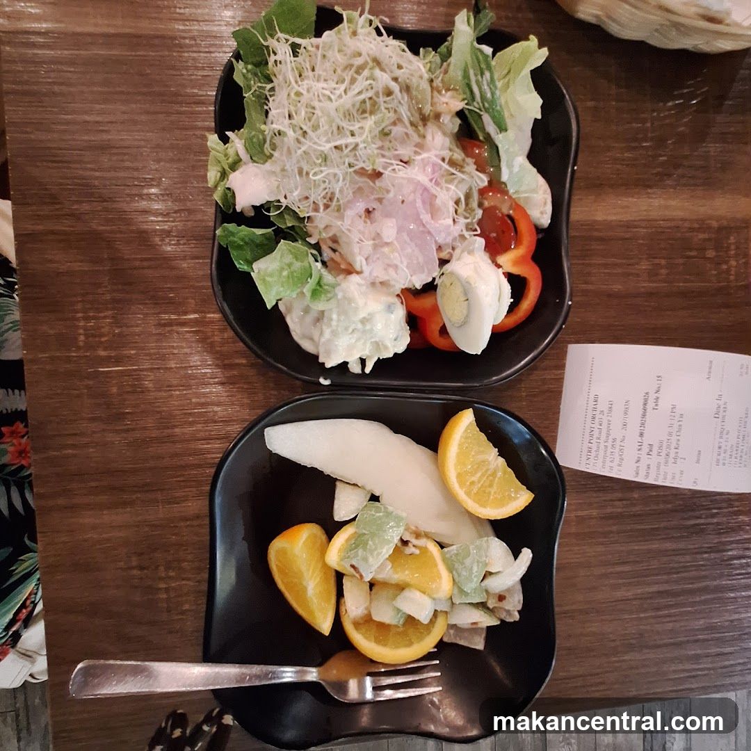 Salad and Fruit Platter