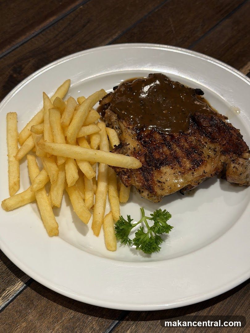 Grilled Chicken with Fries