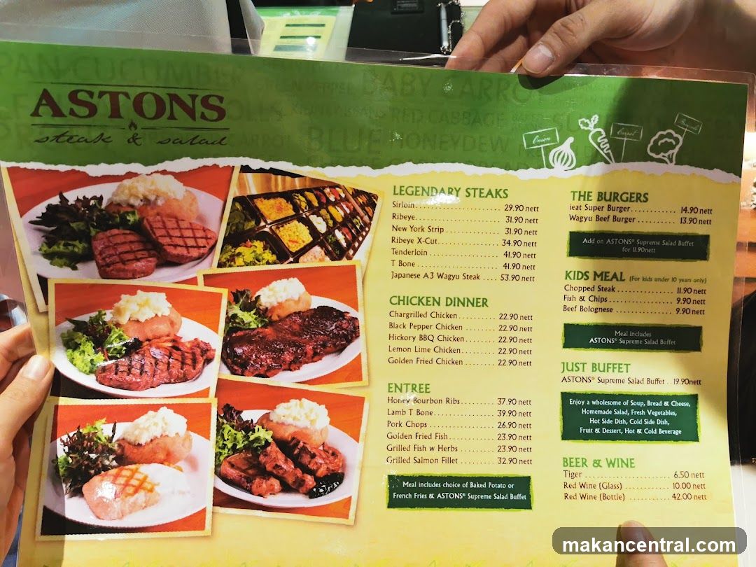 ASTONS steak & salad