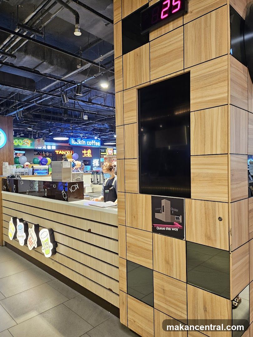 Drink counter with digital display