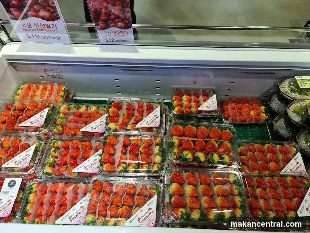 Fresh Strawberries Display