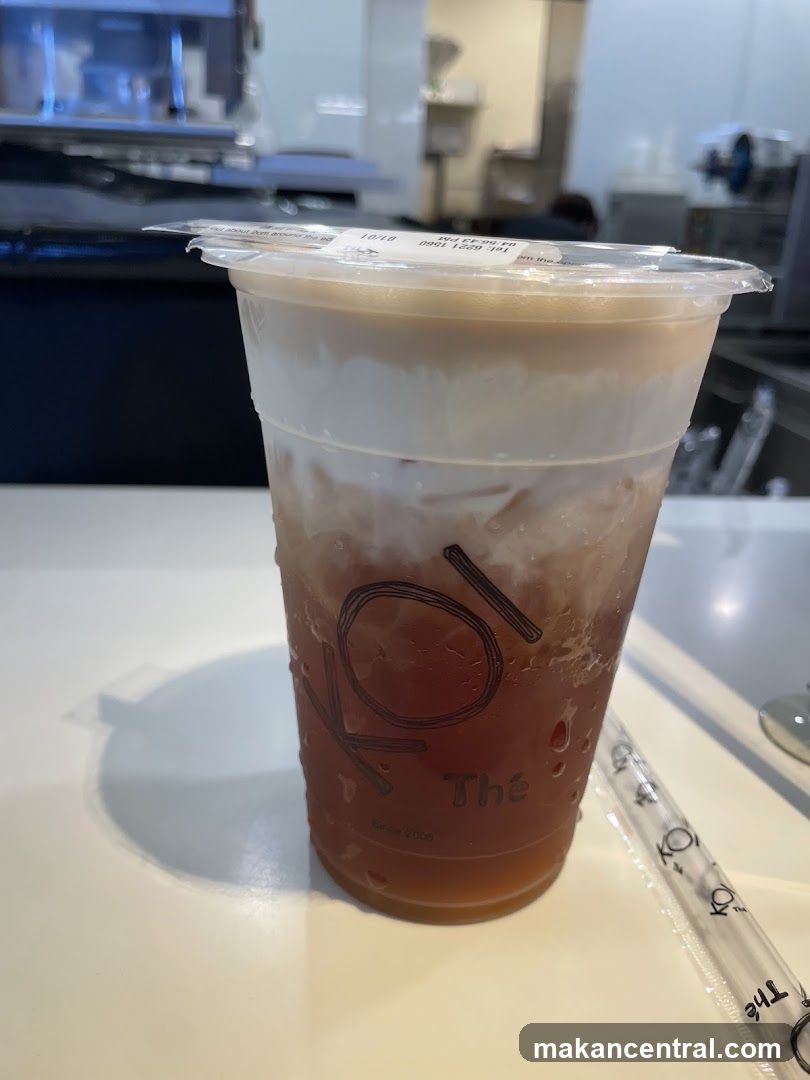 Iced Tea with Cream