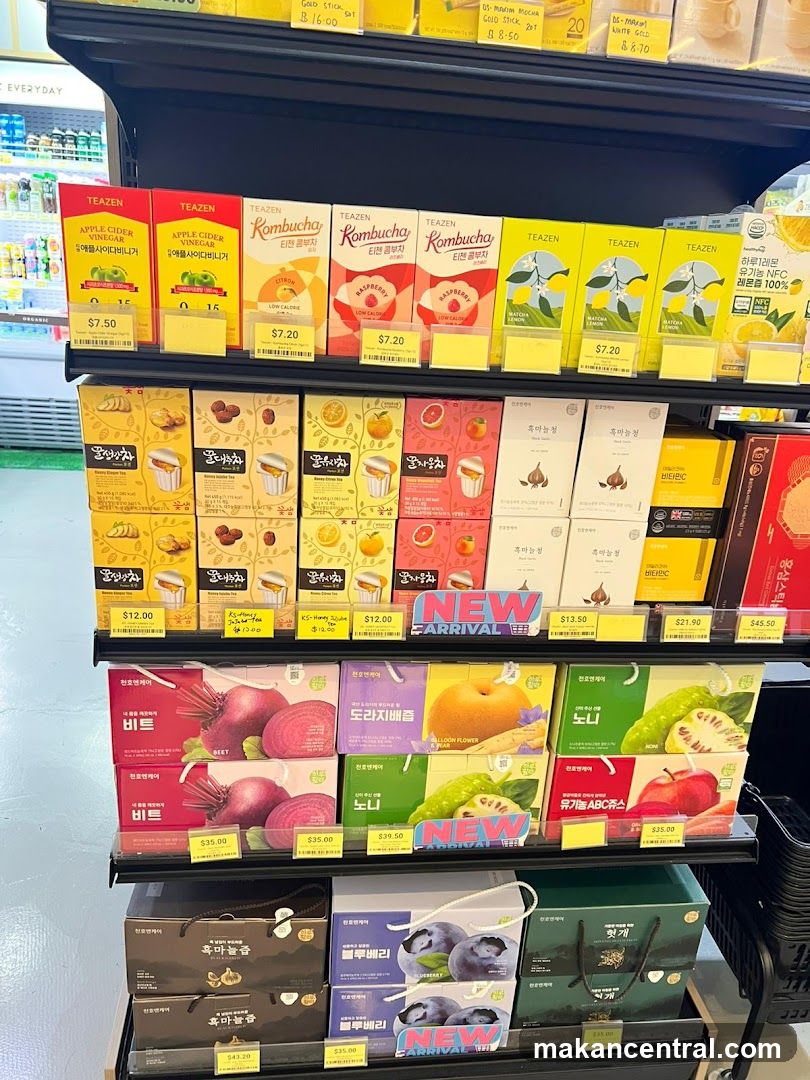 Assorted Teas and Health Drinks