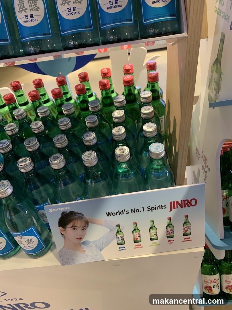 Jinro Soju Display