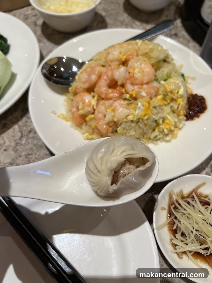 Shrimp Fried Rice and Soup Dumpling