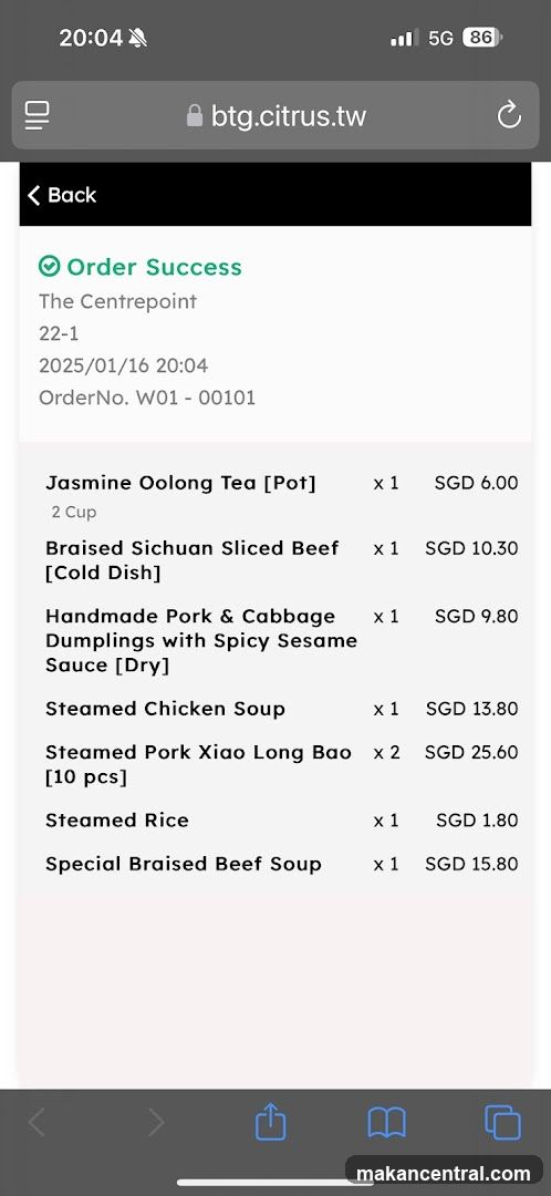 Order Confirmation