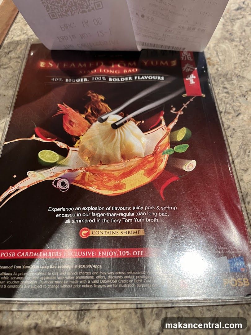 Steamed Tom Yum Xiao Long Bao