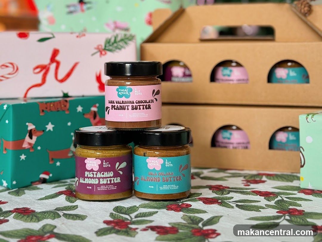 Christmas Themed Nut Butter Gift Set