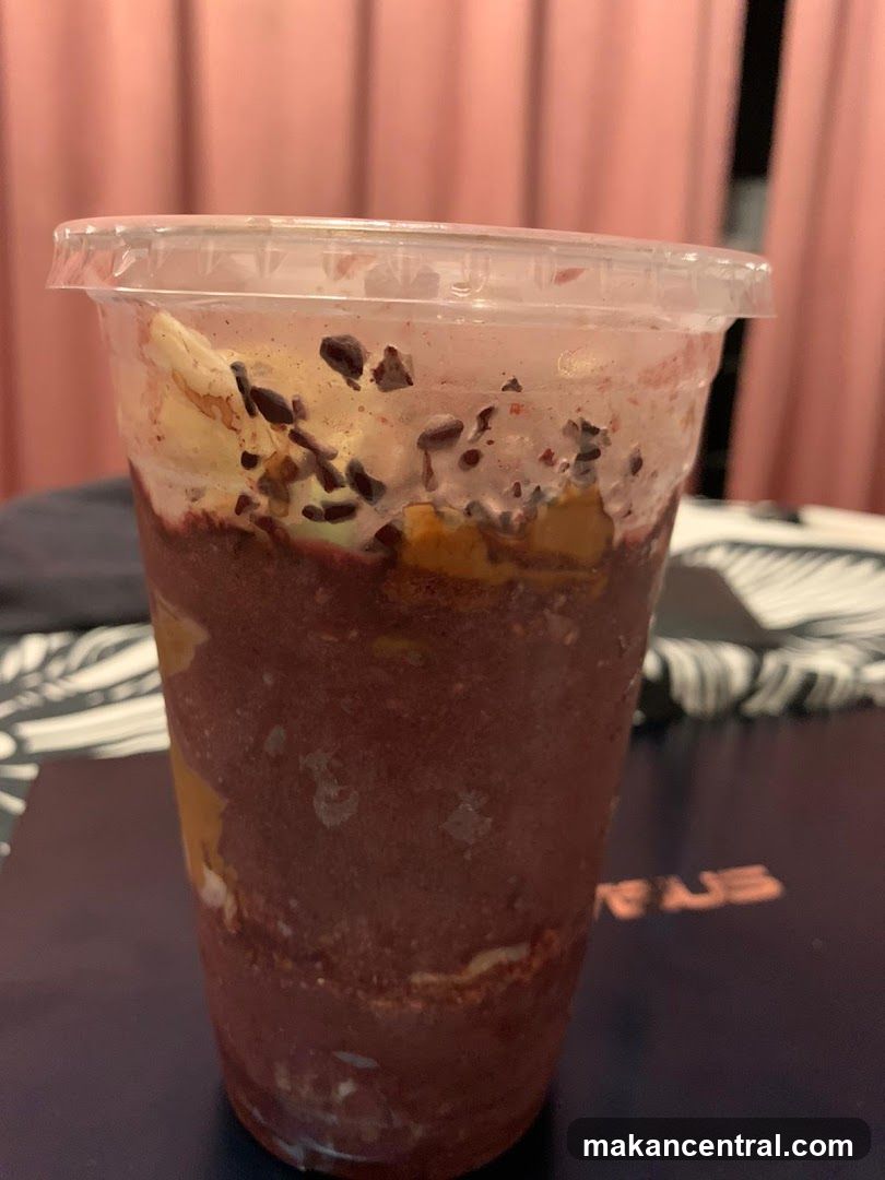 Acai Bowl in a To-Go Cup