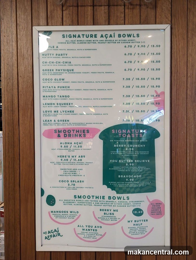 SIGNATURE AÇAÍ BOWLS
