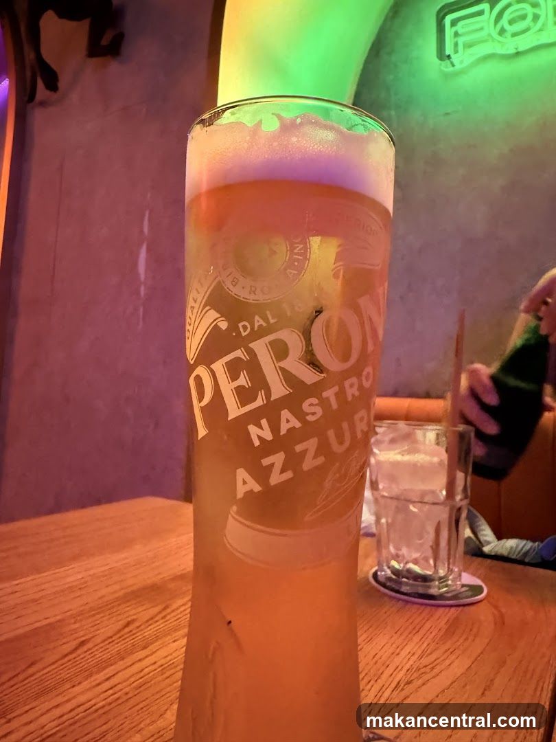 Peroni Beer Glass