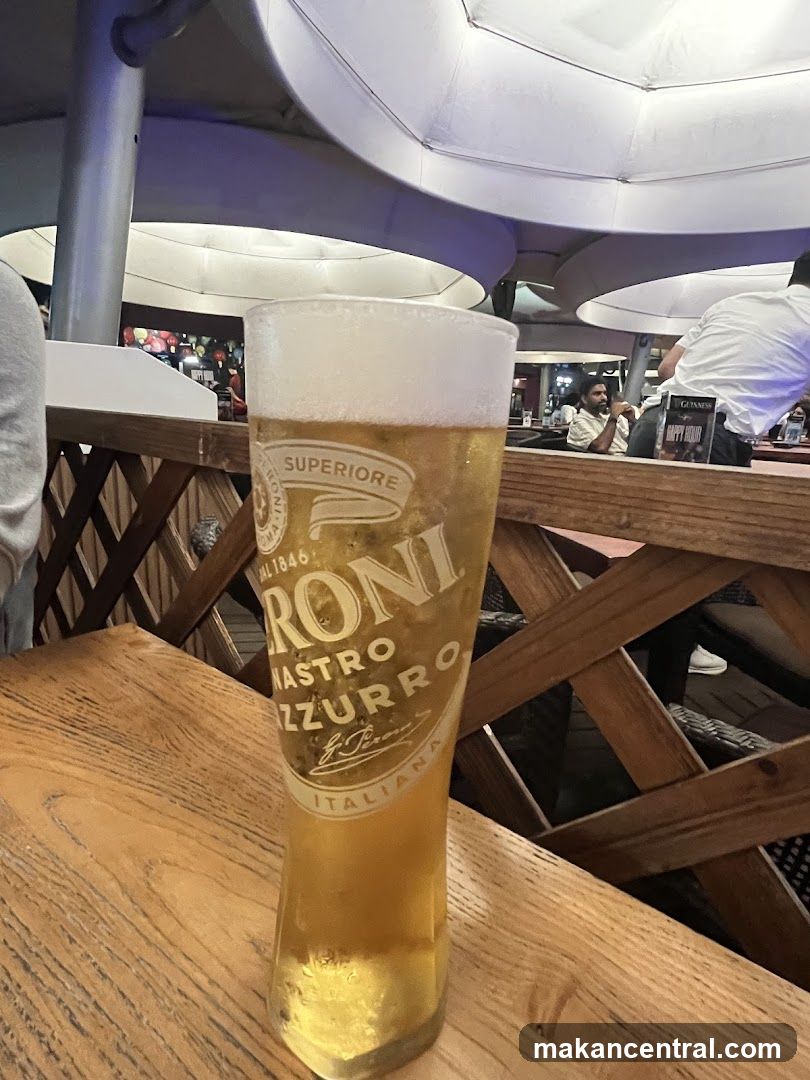 Beer at a Table