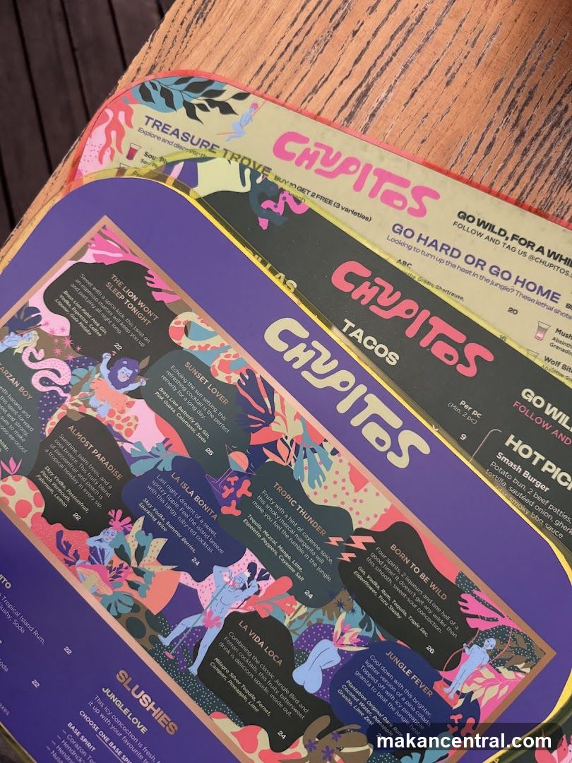 CHUPITOS Menu