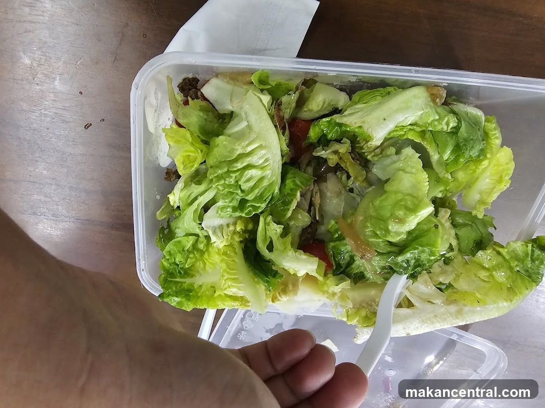 Salad in a Takeaway Container