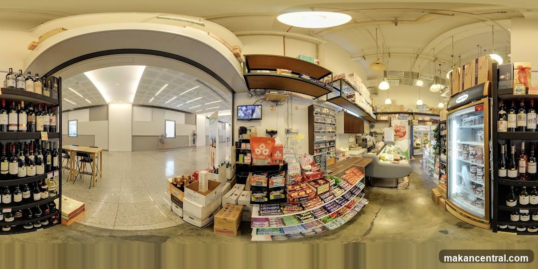 Interior of a grocery store