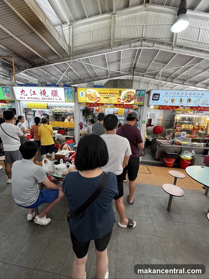 Food Stalls in a Market
