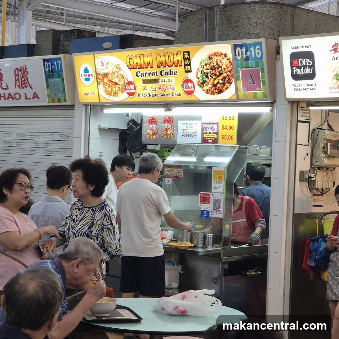 Ghim Moh Carrot Cake Stall