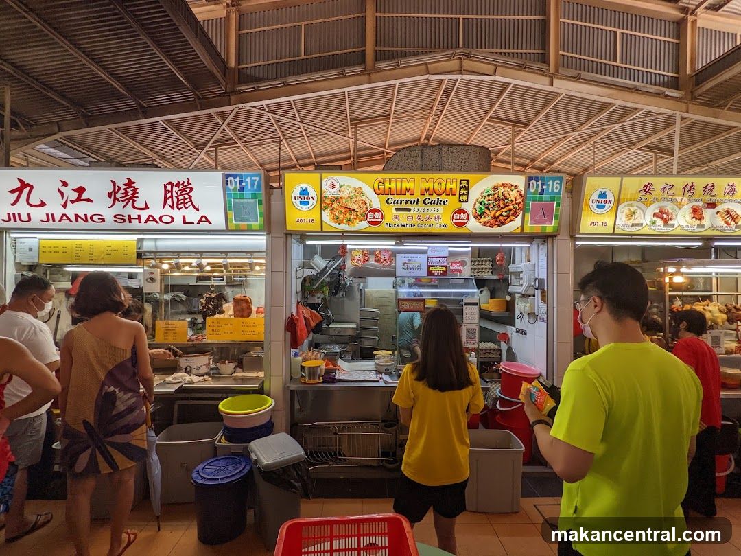 Food Stalls in a Market