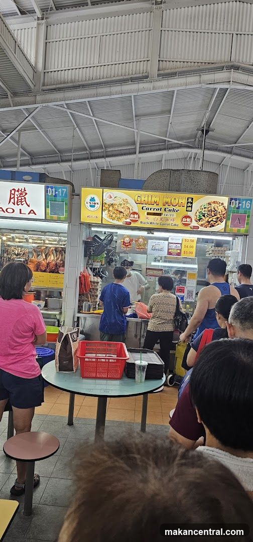 Food Stall with Customers