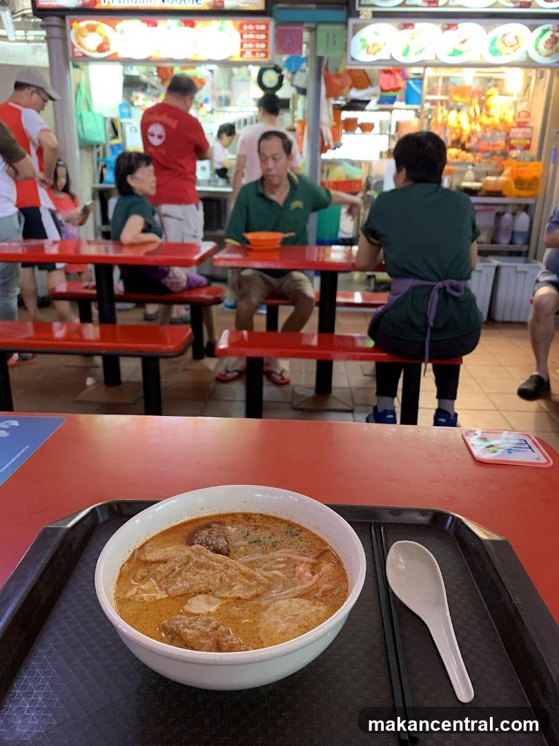 Food Stall with Diners