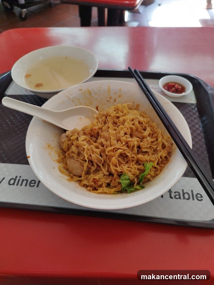 Noodles with Soup and Condiments