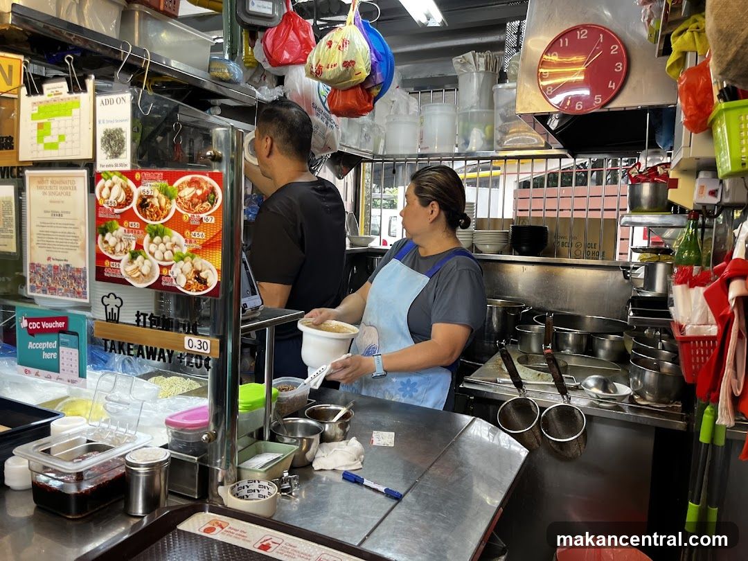 Hawker Stall Food Display