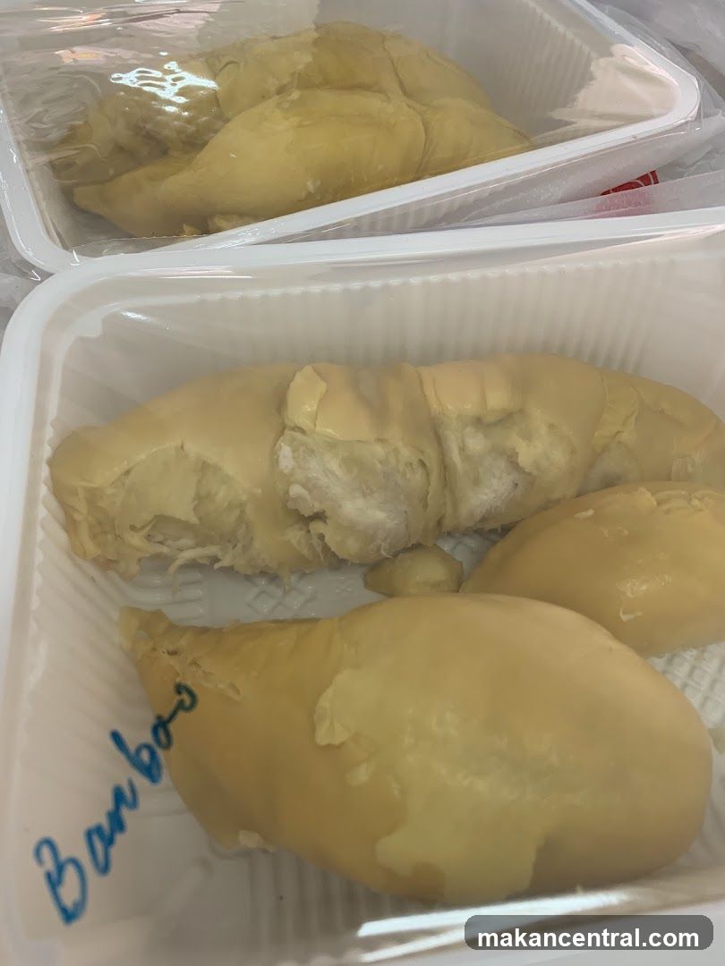 Durian Fruit Segments