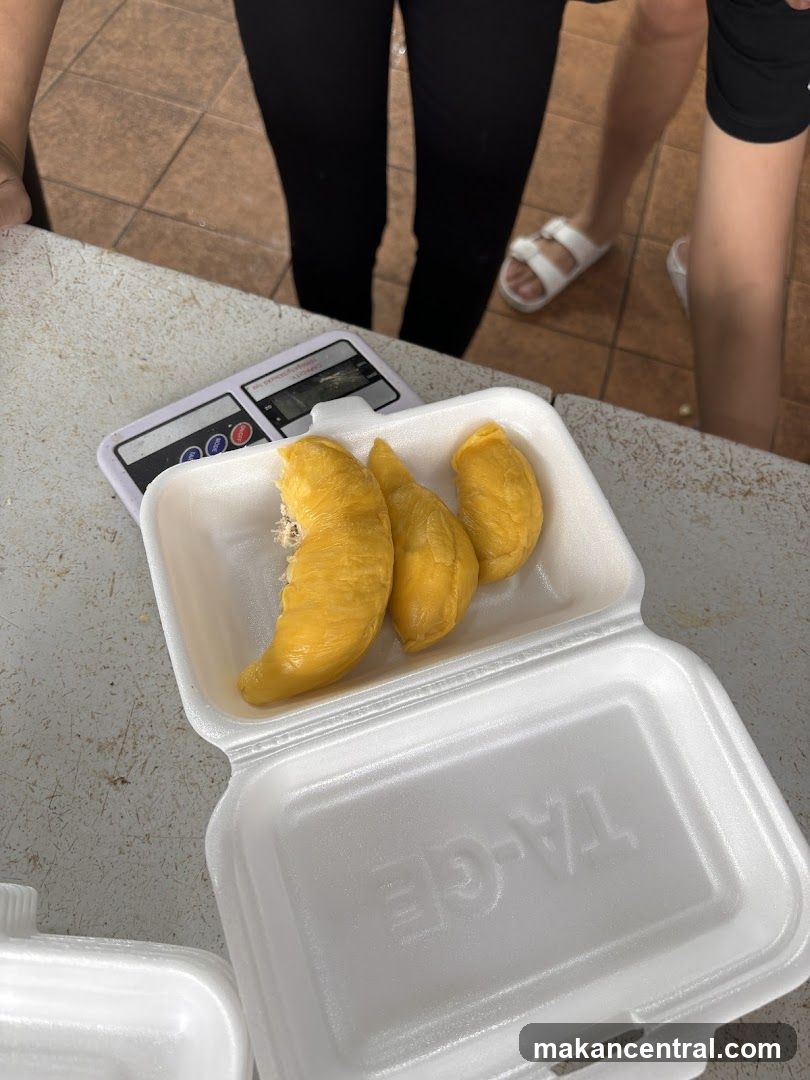 Durian in a Takeaway Container