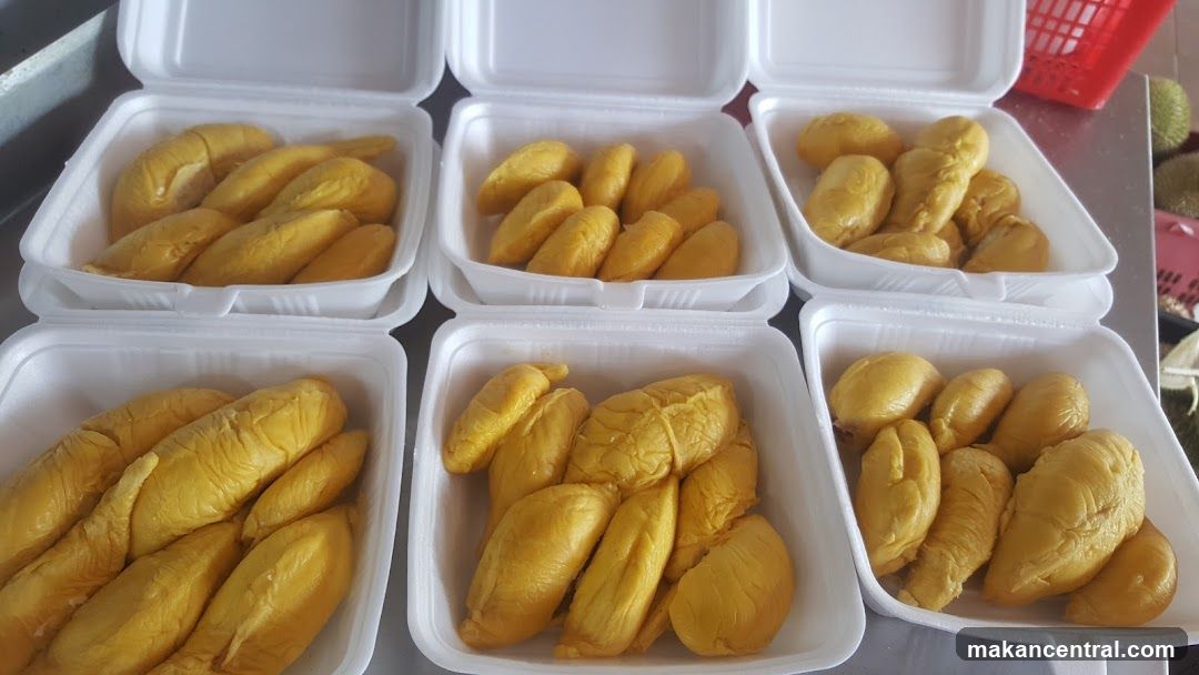 Durian Fruit in Takeaway Containers