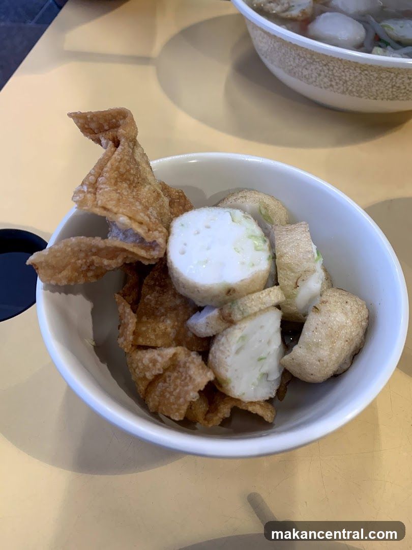 Fried Wontons and Fish Cakes