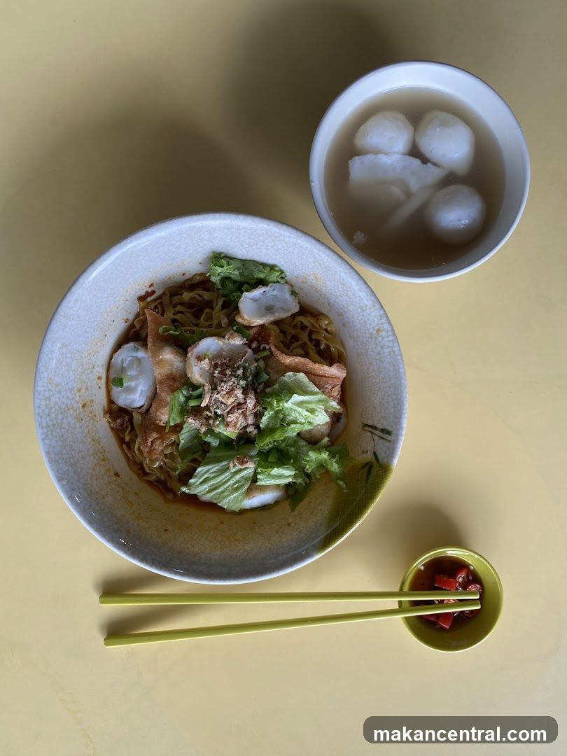 Noodles with Fish Balls and Soup