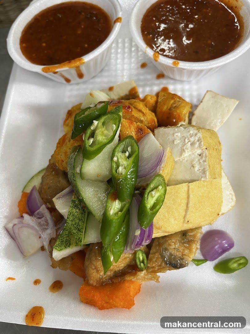 Fried Snacks with Dipping Sauce