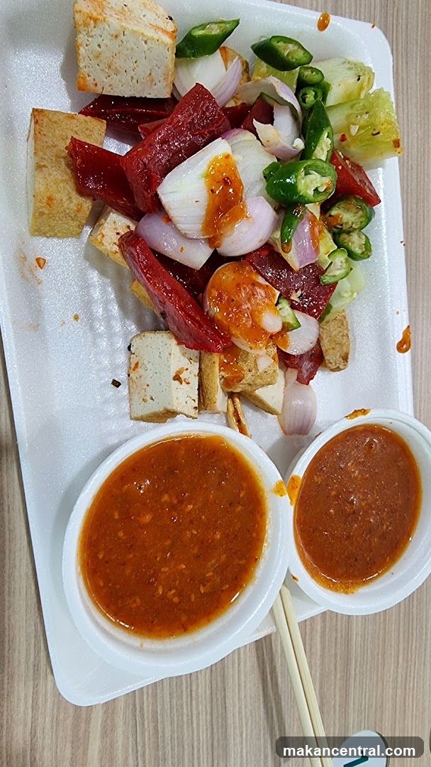 Spicy Tofu and Sausage Platter