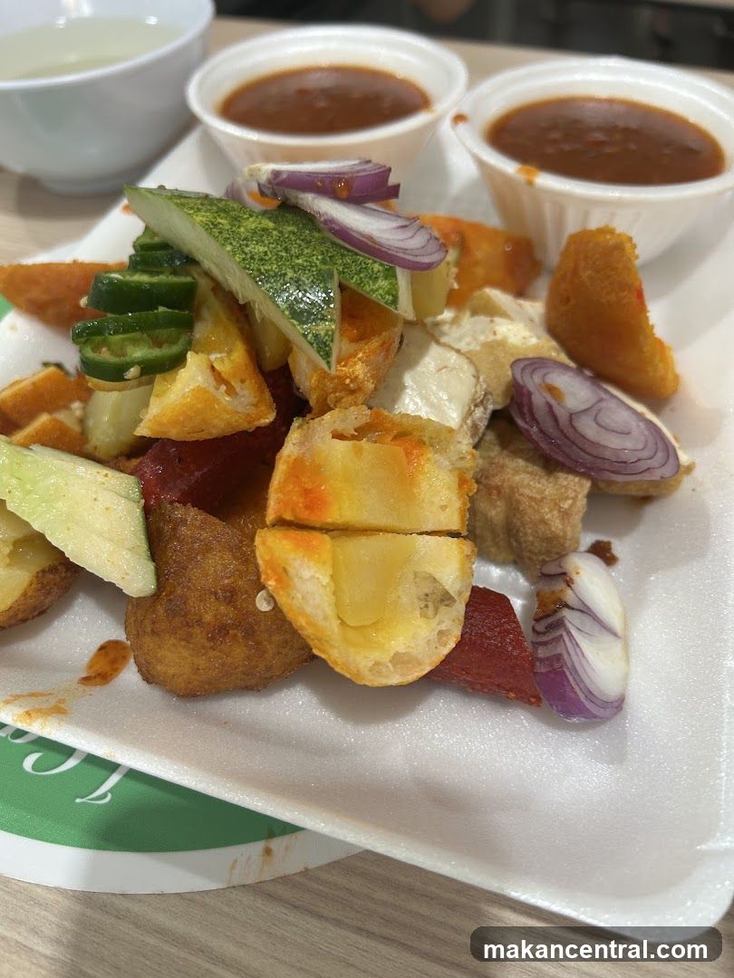 Fried Snacks with Dipping Sauce