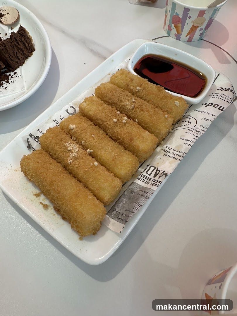 Fried Dessert Sticks with Dip