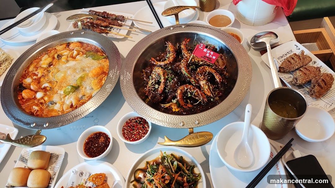 Table with various dishes