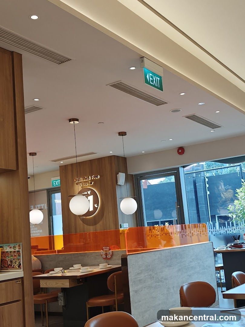 Restaurant Interior with Booth Seating