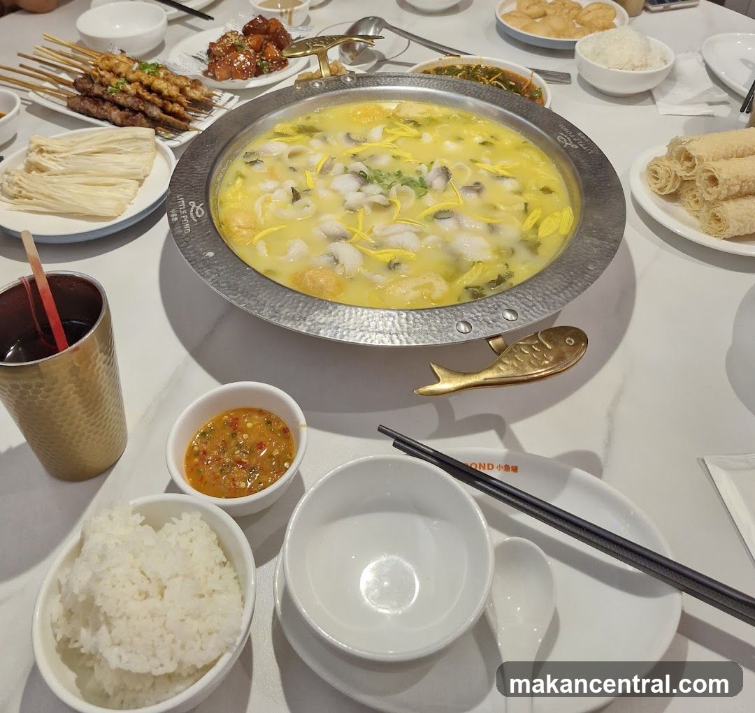 Table with a Hot Pot Meal