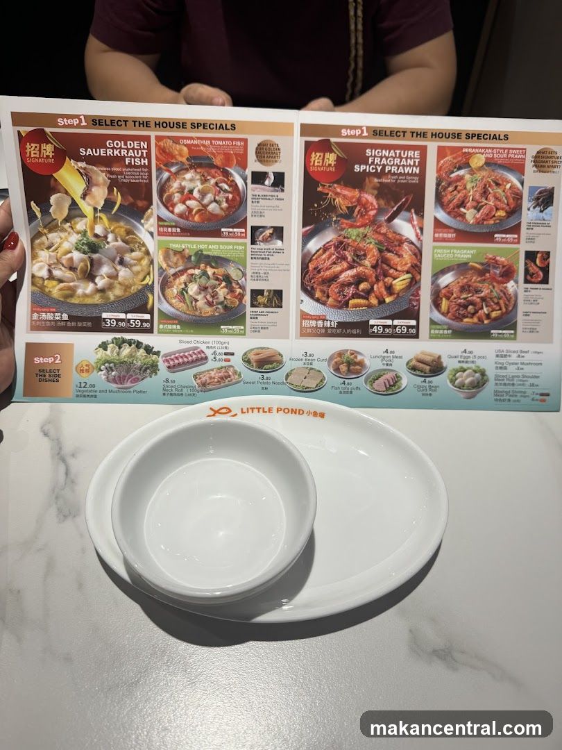 Little Pond Menu