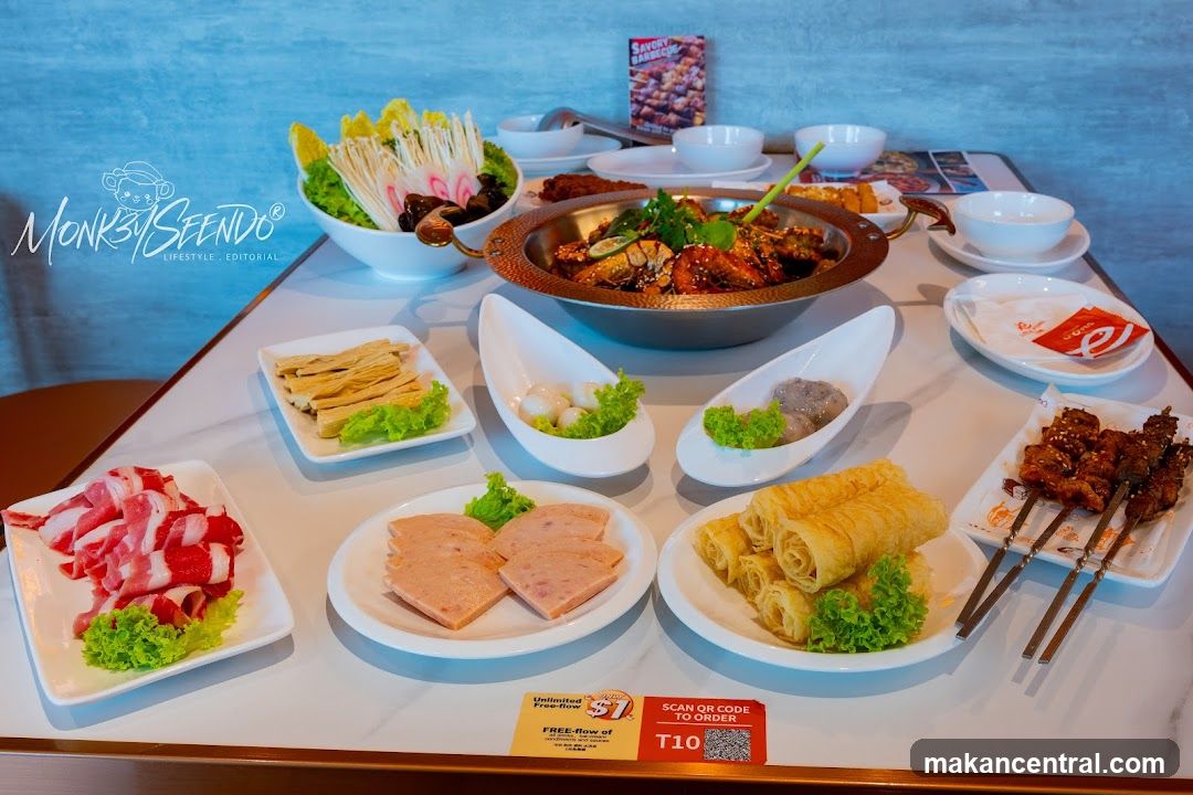 Table Spread with Assorted Dishes