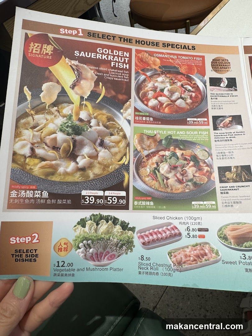 House Specials and Side Dishes