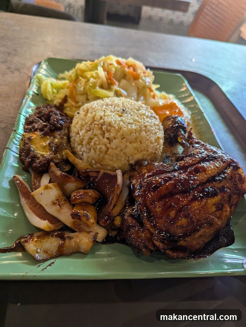 Grilled Chicken and Seafood Platter