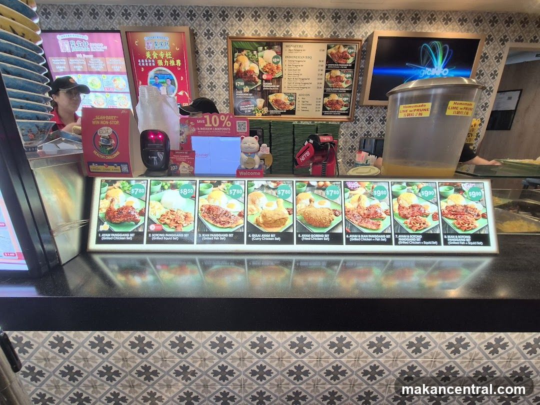 Food Stall Menu Display
