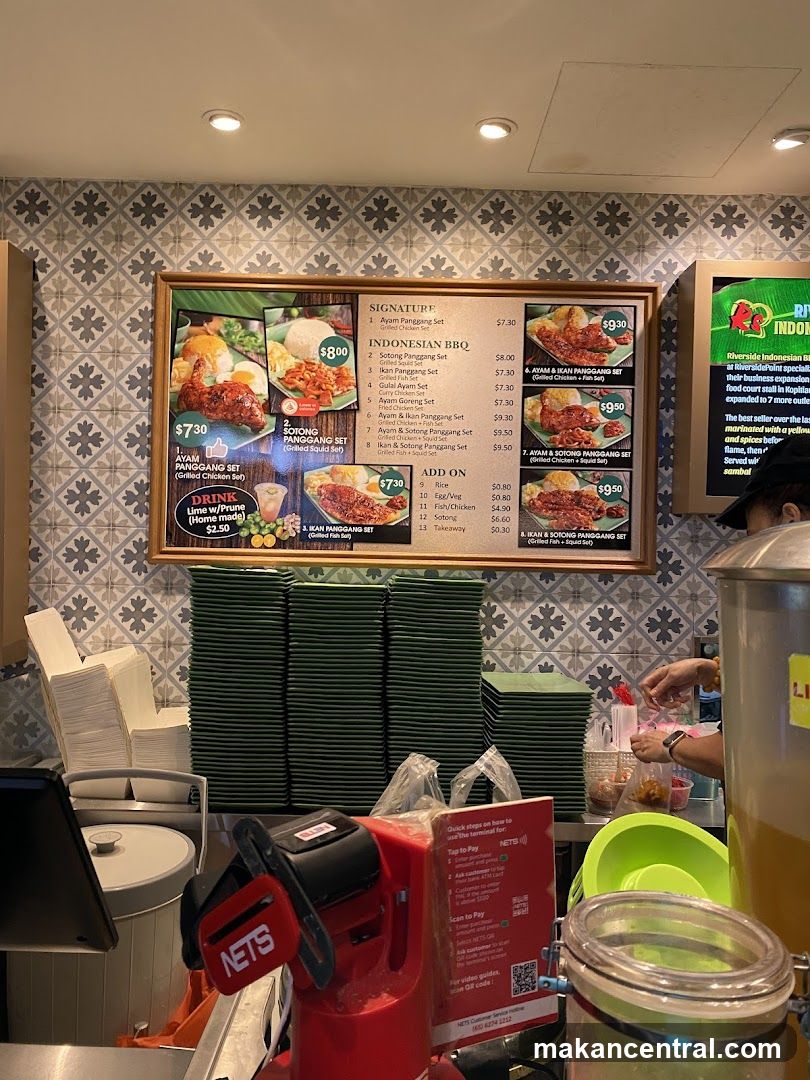 Indonesian BBQ Menu