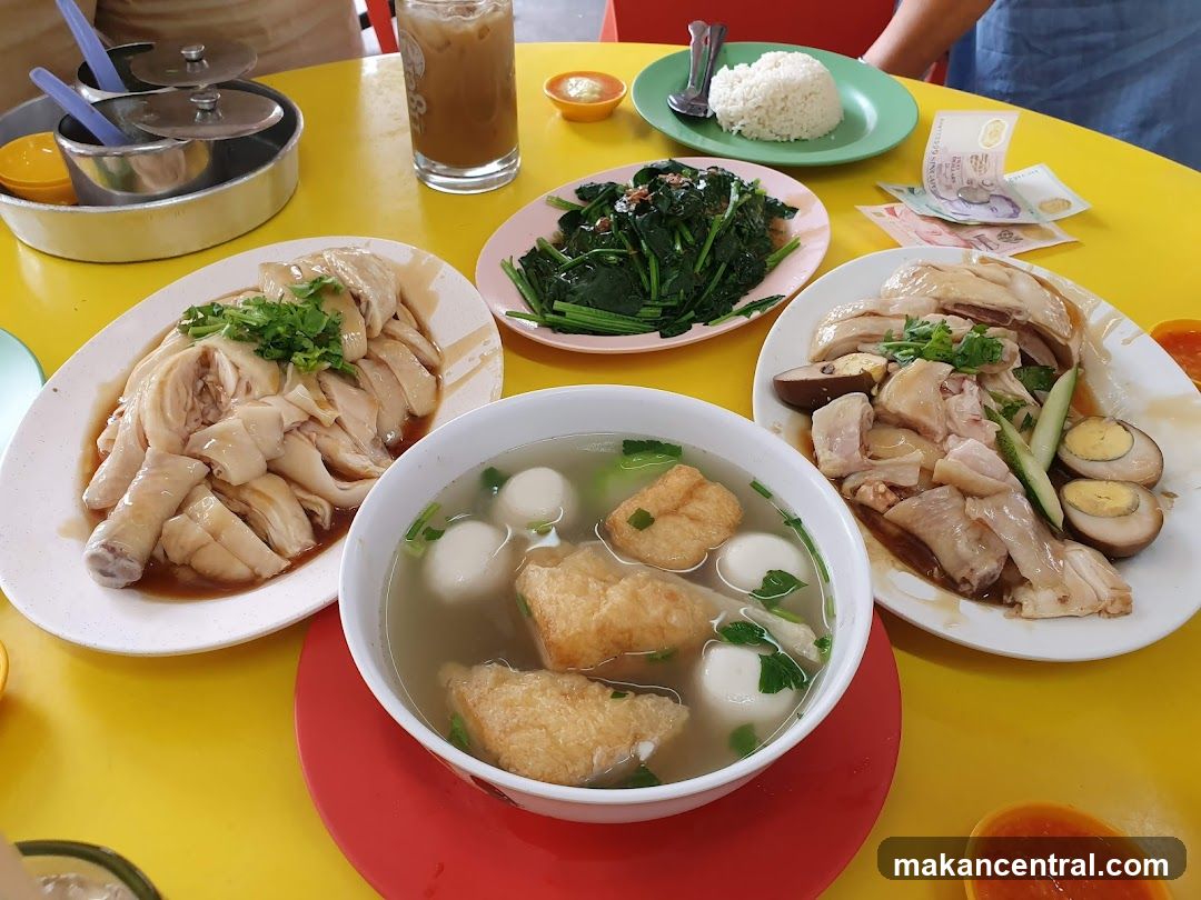 Hainanese Chicken Rice Meal