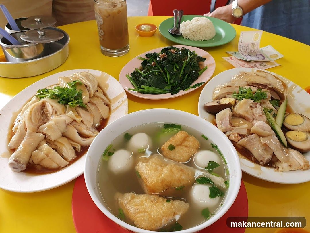 Hainanese Chicken Rice Meal