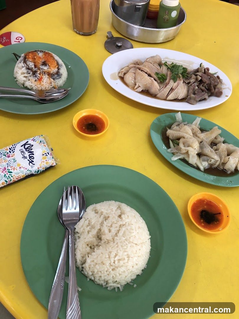 Hainanese Chicken Rice Meal