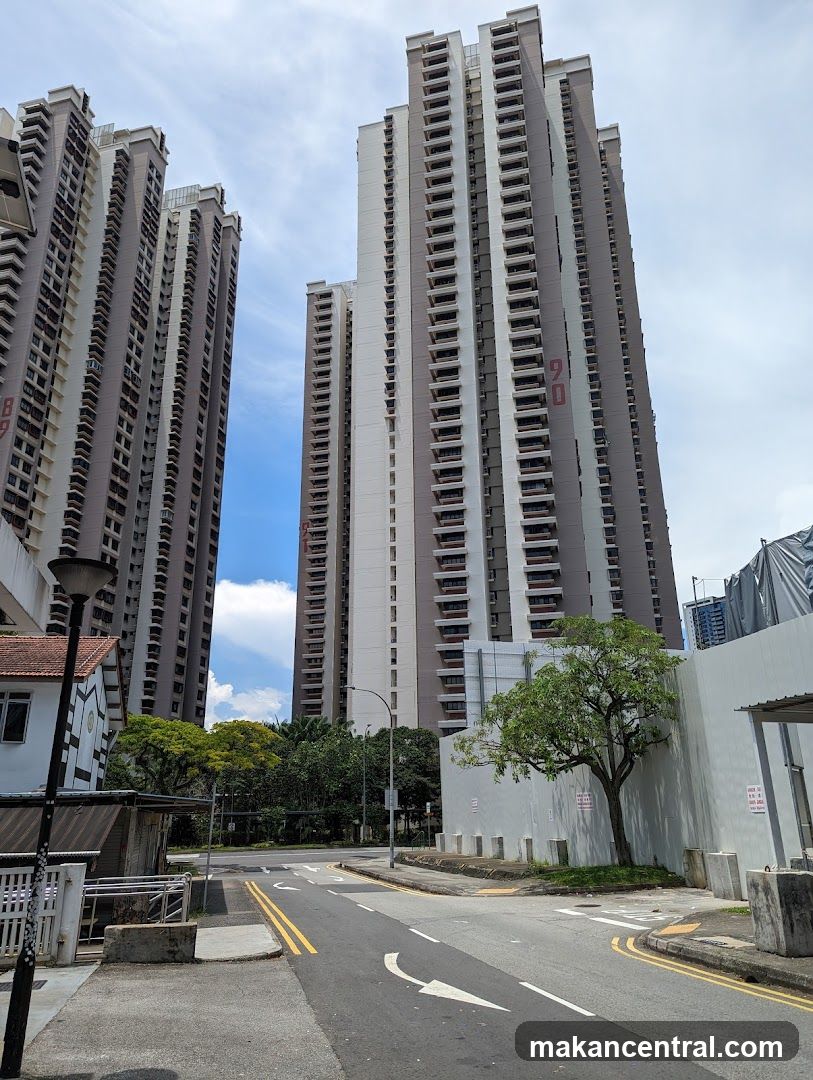 Apartment Buildings and Street
