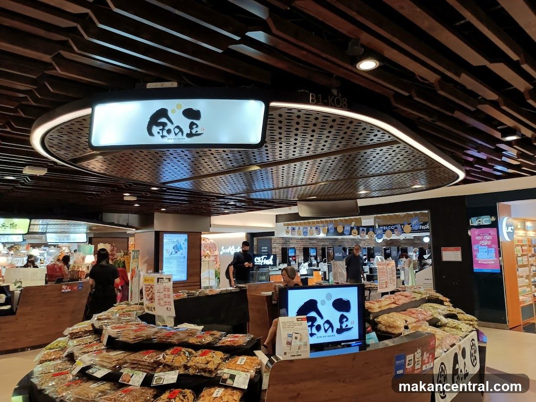 Food stall with signage